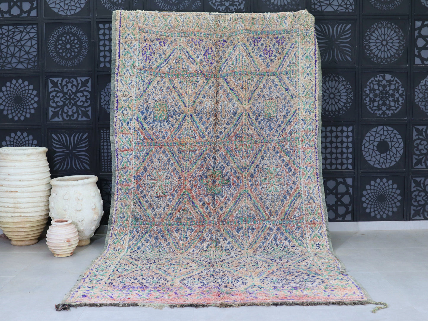 Vinatge Moroccan Rug 7x12 - C62