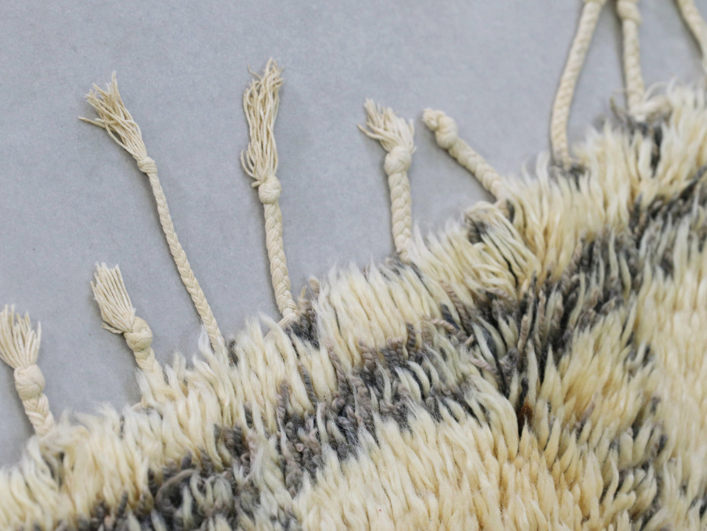 Vintage Beni Ourain Moroccan Rug 6x9- Handcrafted Wool Rug A85