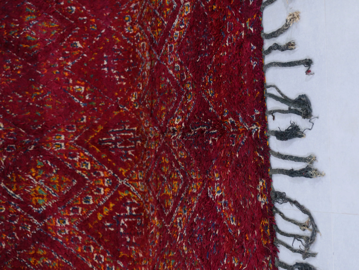 Vintage Handmade Moroccan Rug 6x11 - Soft Wool Berber Rug - C19