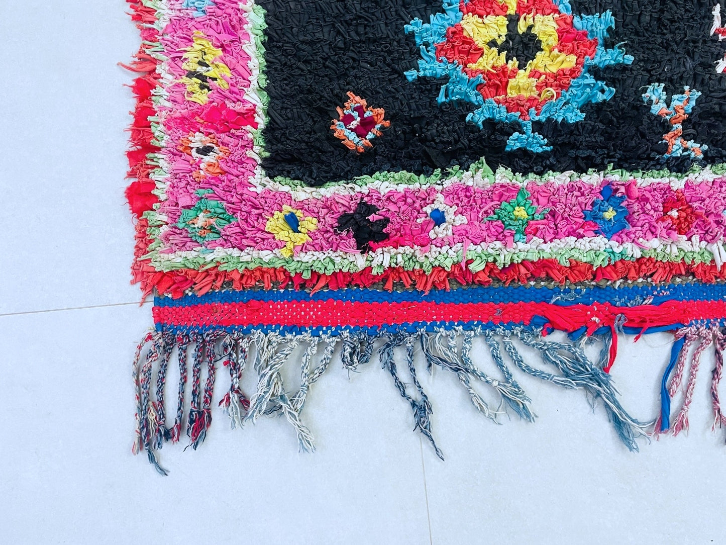 Boucherouite rug 5x9 - D63