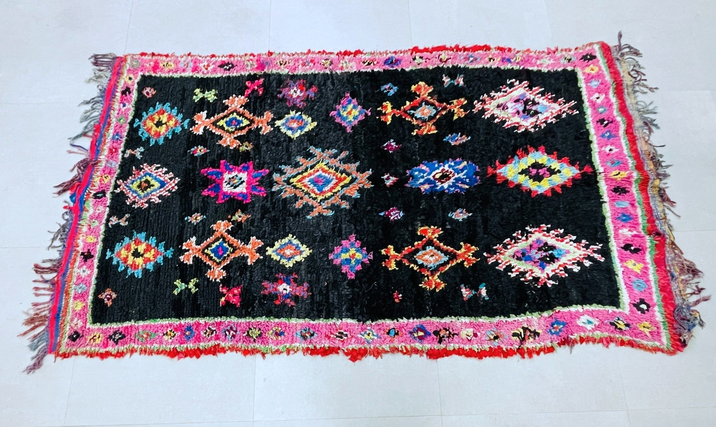Boucherouite rug 5x9 - D63