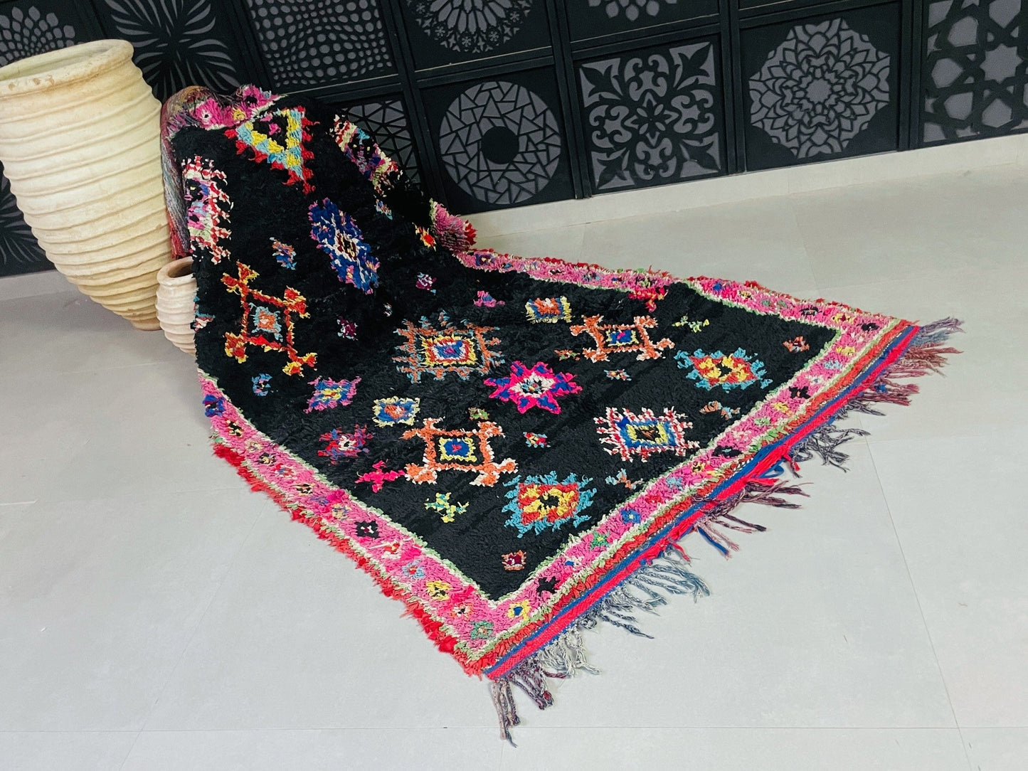 Boucherouite rug 5x9 - D63