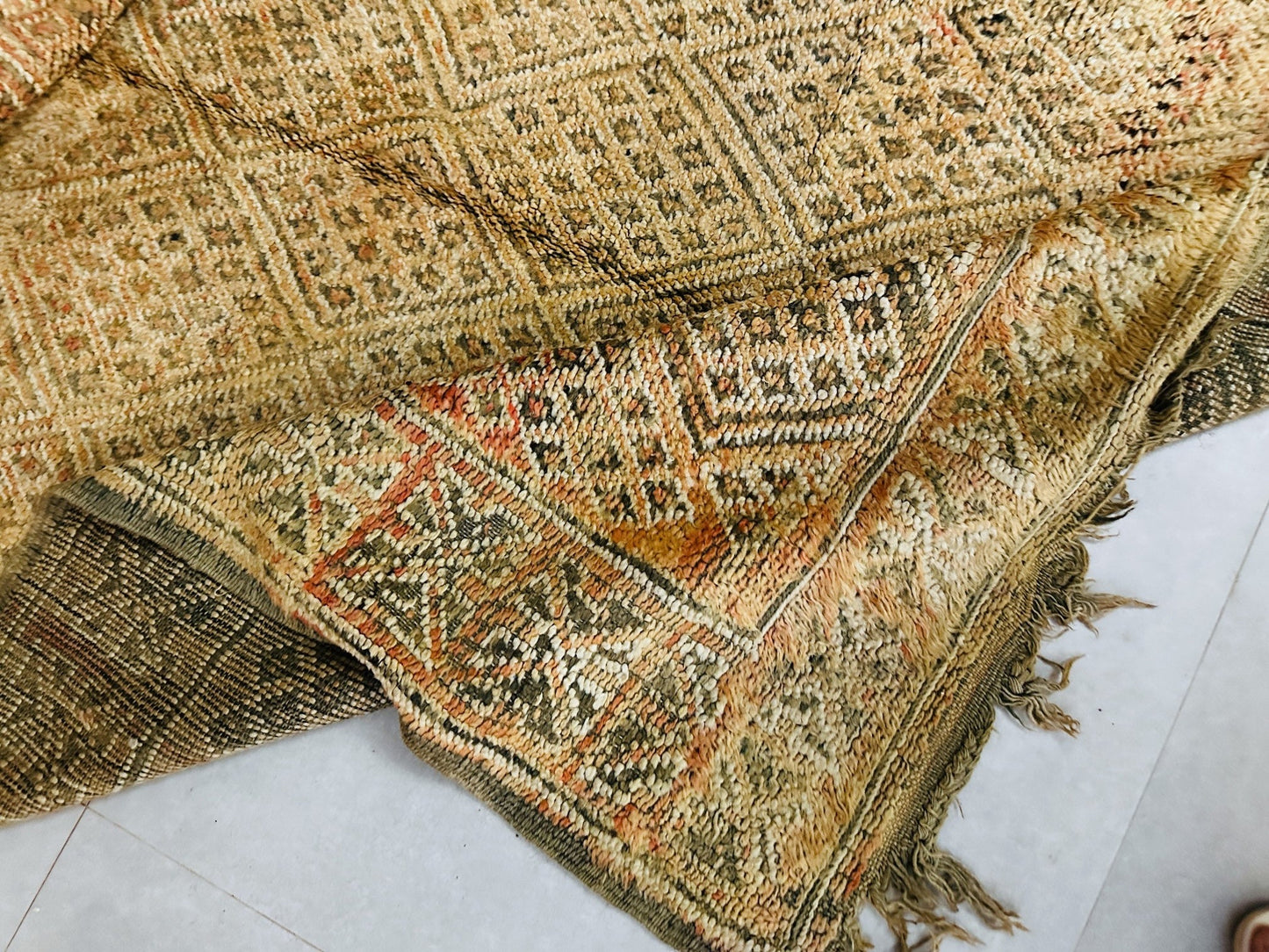 Vintage rug 5x12 - G5231
