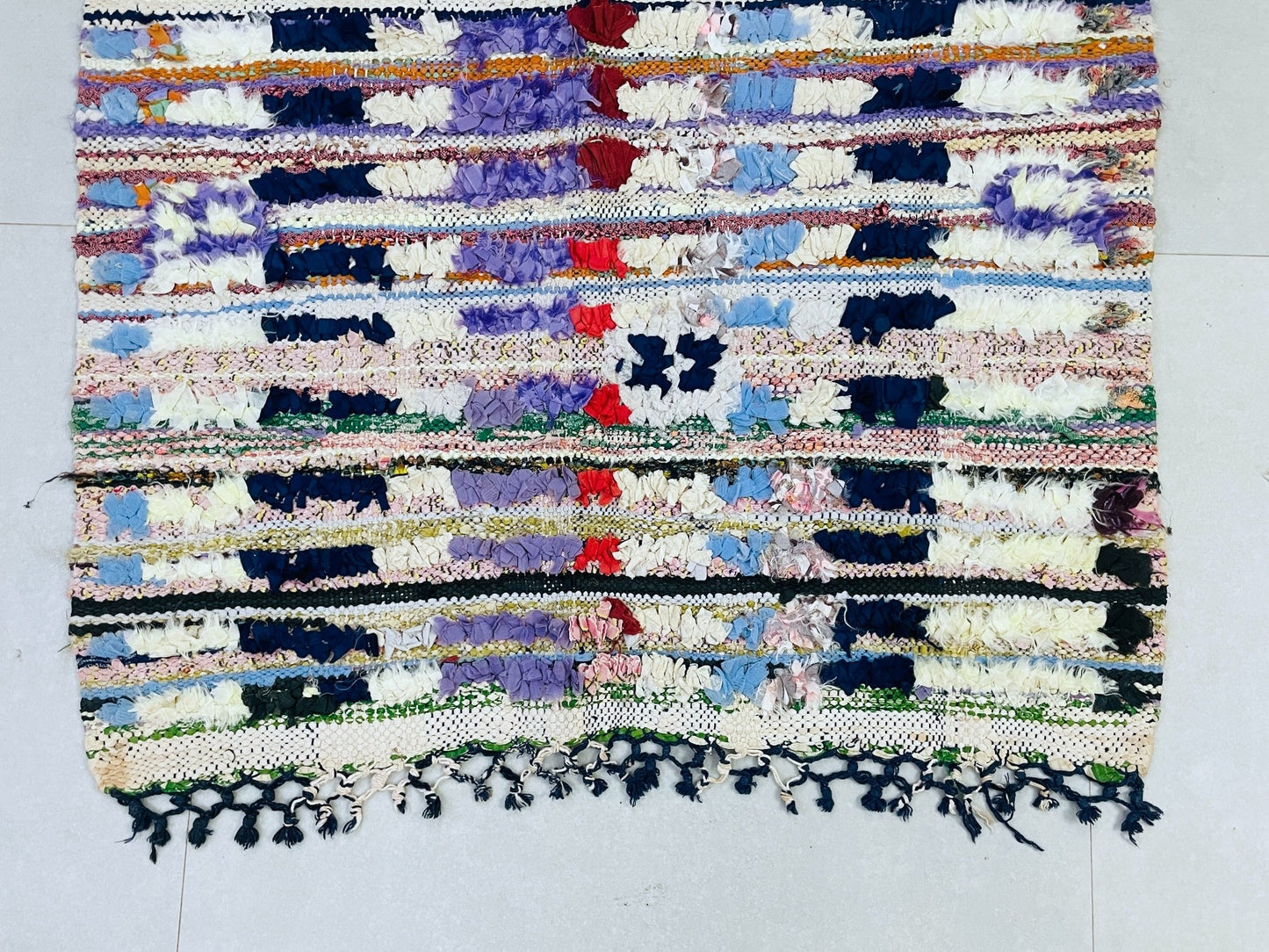 Moroccan Boucherouite Rug 3x5 ft - TB28