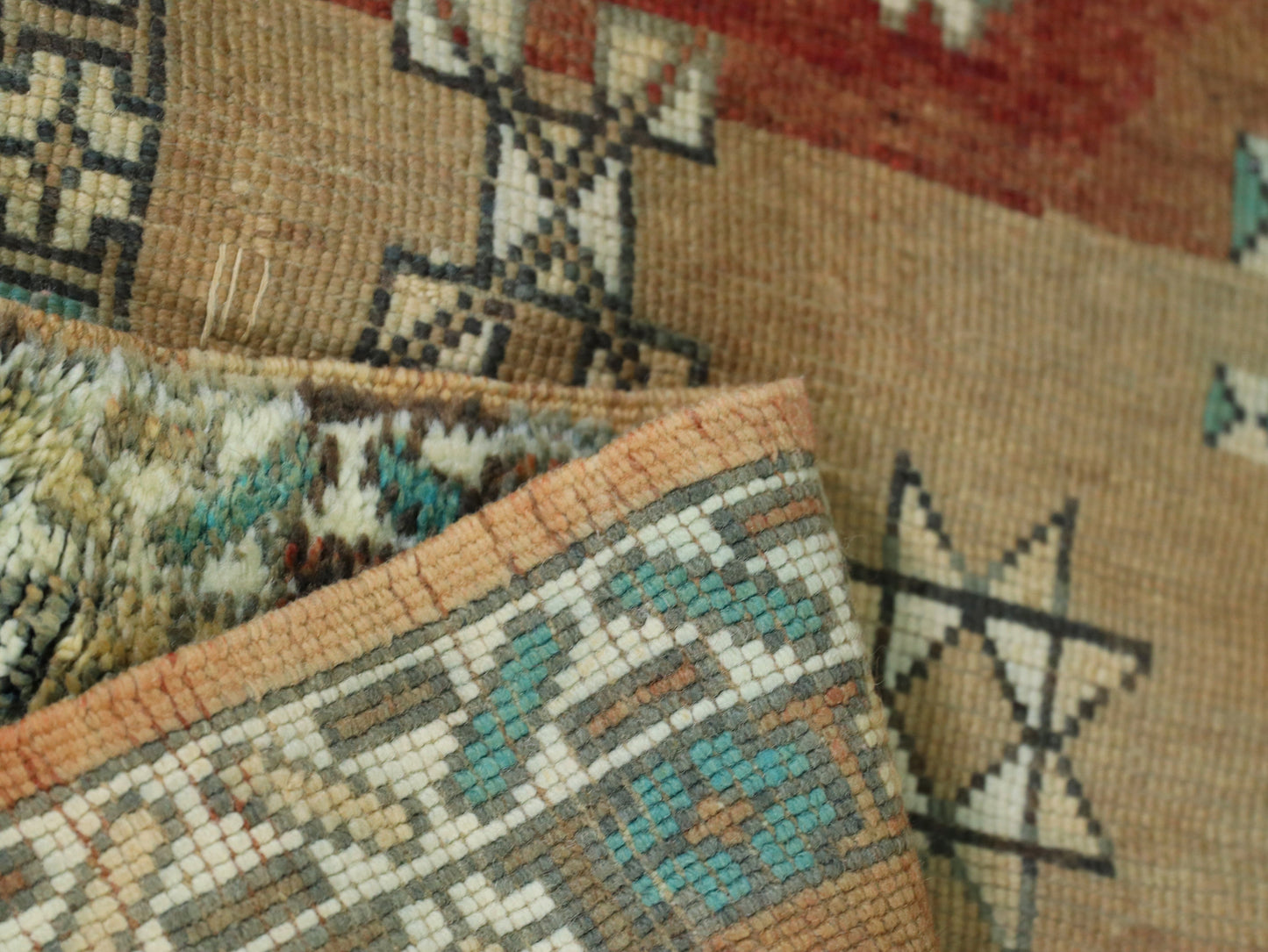Unique Handmade Carpet 5x8 - Vinatge Moroccan Rug - C54