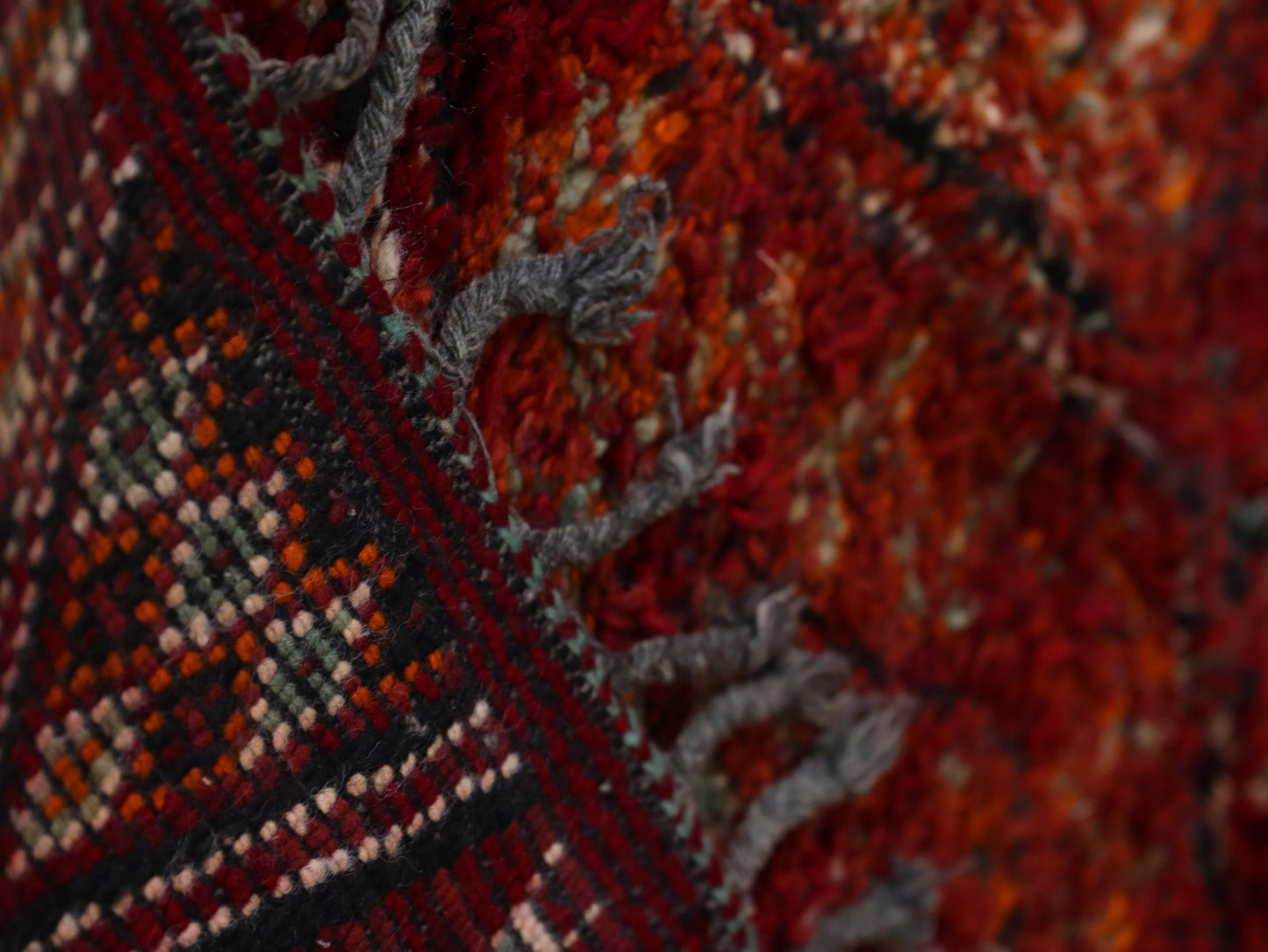 Handwoven Berber Wool Carpet 6x9 - Soft High-Quality Handmade Area Rug - C65