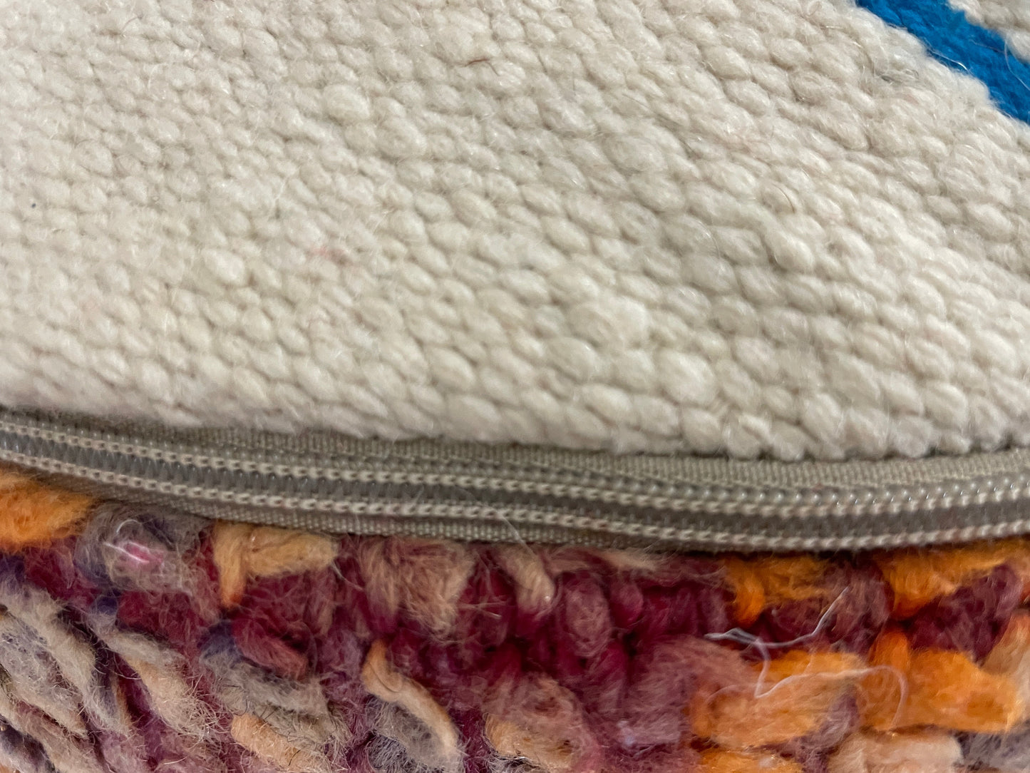 Round moroccan pouf cover - S35