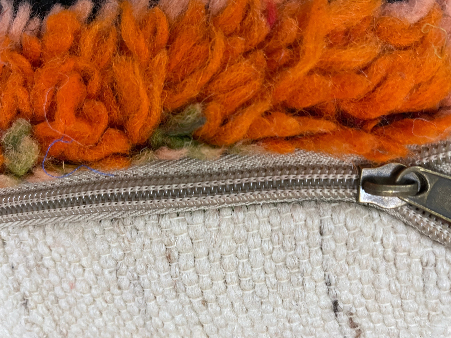 Round moroccan pouf cover - S11