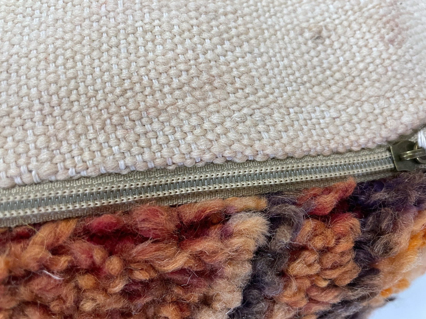 Round moroccan pouf cover - S62