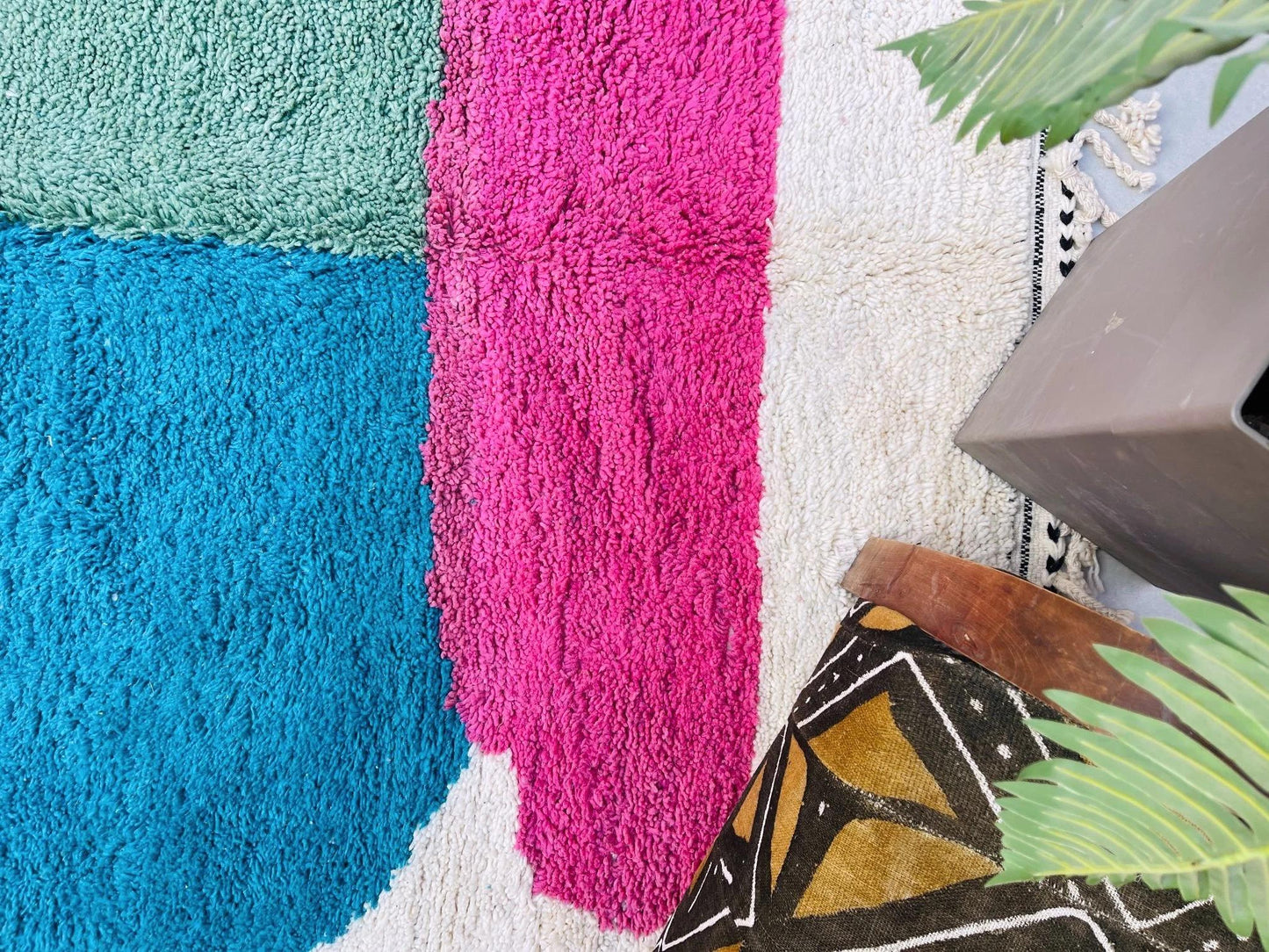 Abstract Moroccan rug - Beni ourain carpet