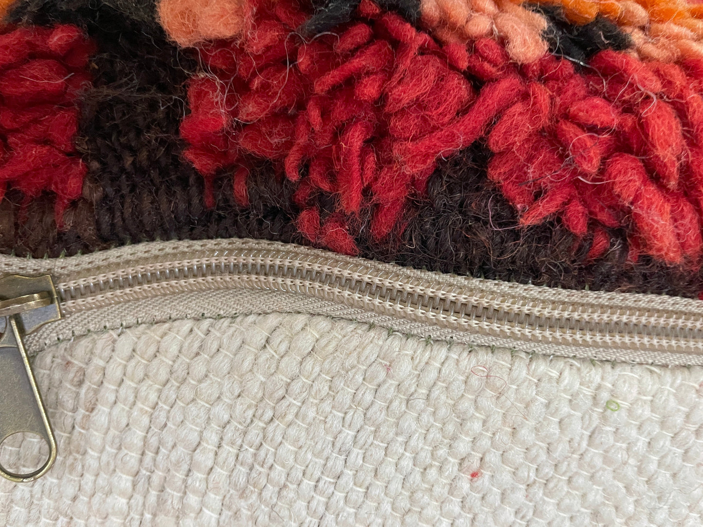 Round moroccan pouf cover - S4