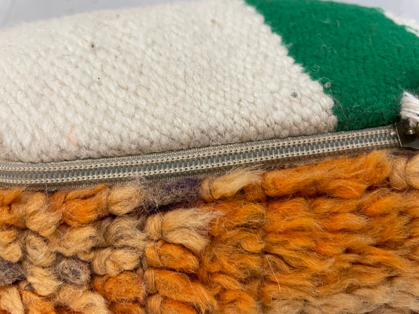 Round moroccan pouf cover - T53