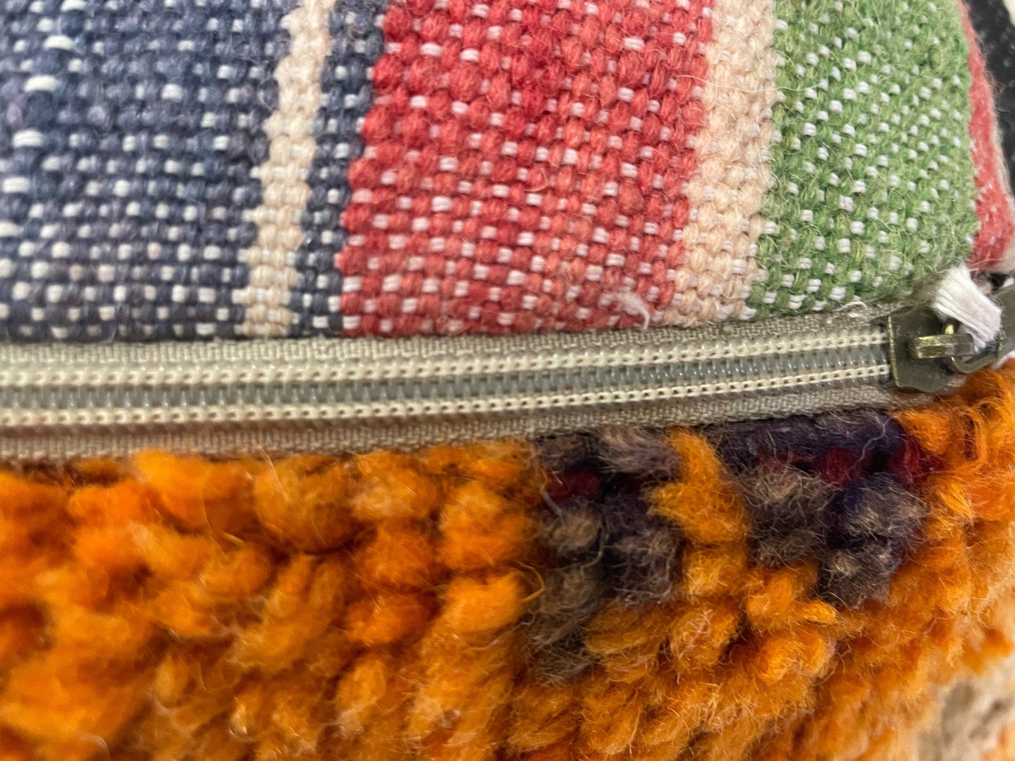 Round moroccan pouf cover - S44