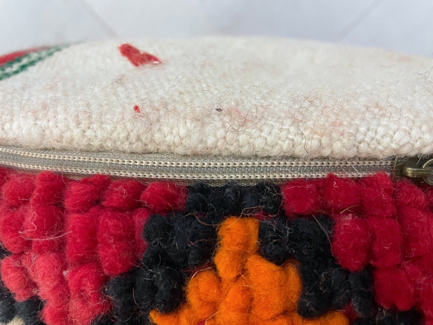 Round moroccan pouf cover - S2