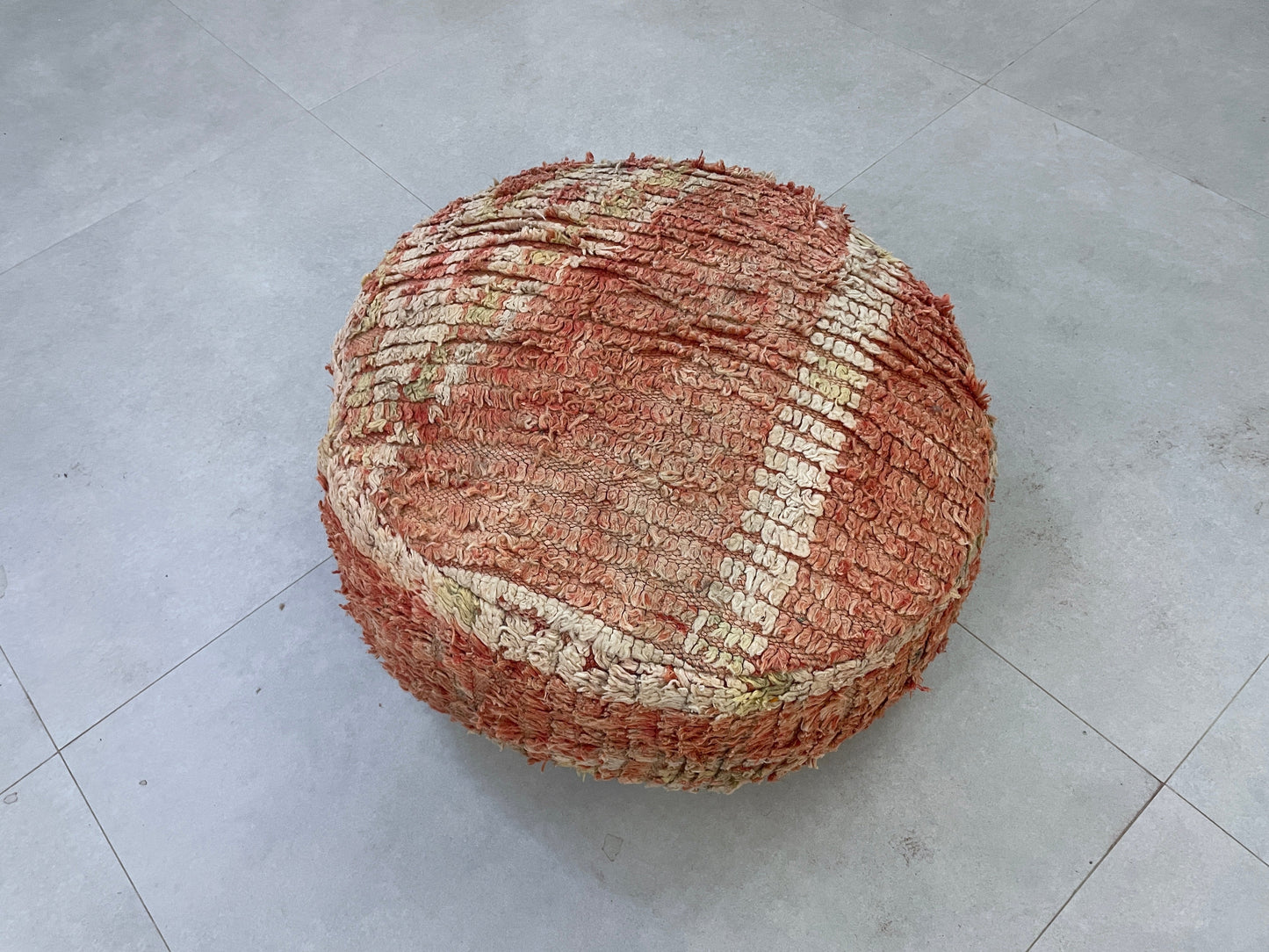 Round moroccan pouf cover - R29