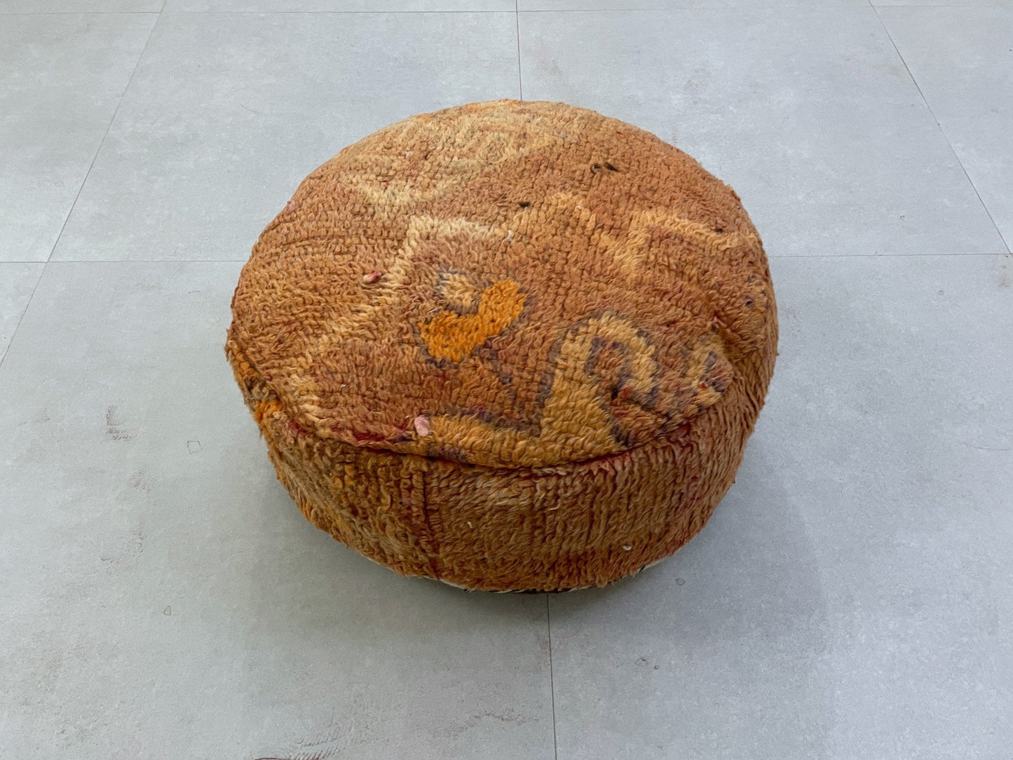 Round moroccan pouf cover - S13
