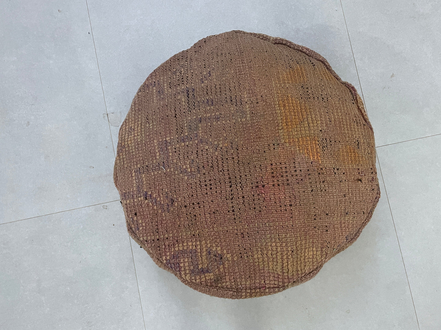 Round moroccan pouf cover - R64