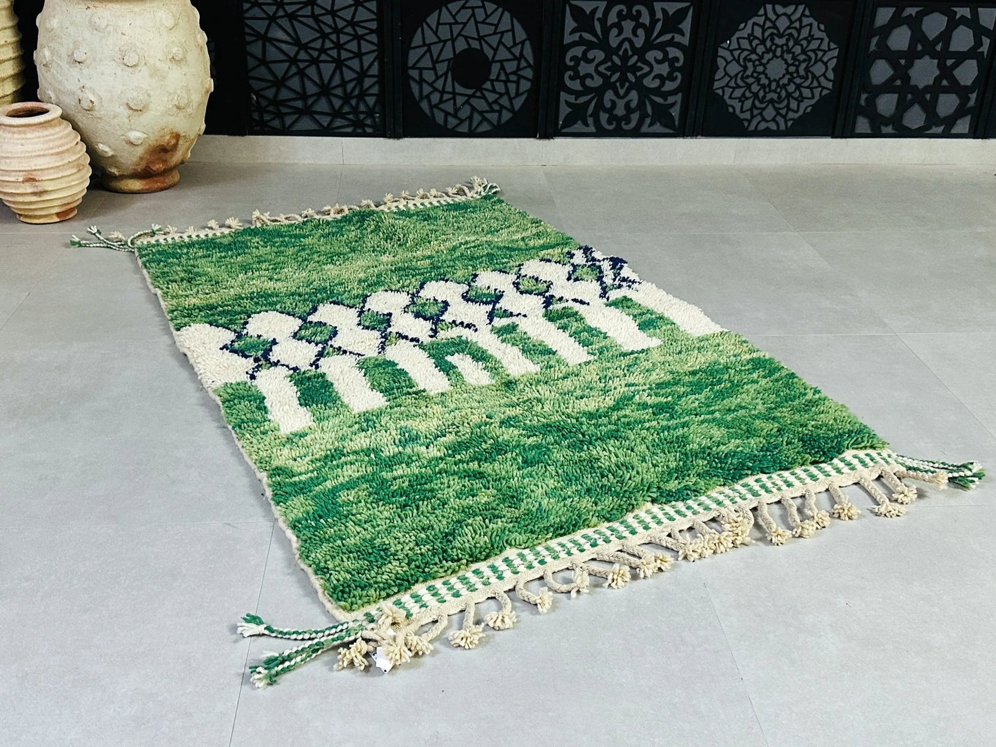 authentic Beni ourain rug 4x6 - L6