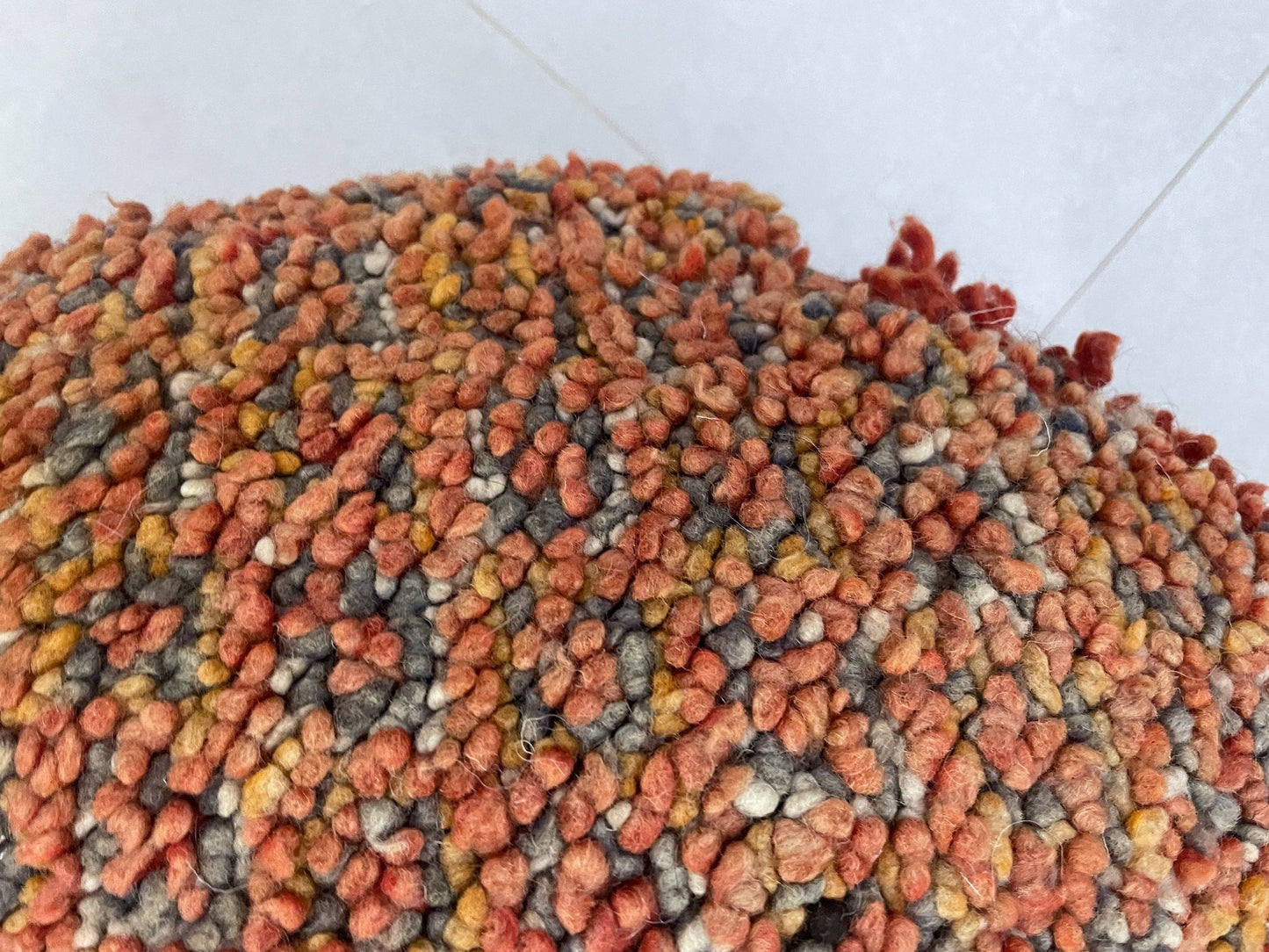 Round moroccan pouf cover - T37