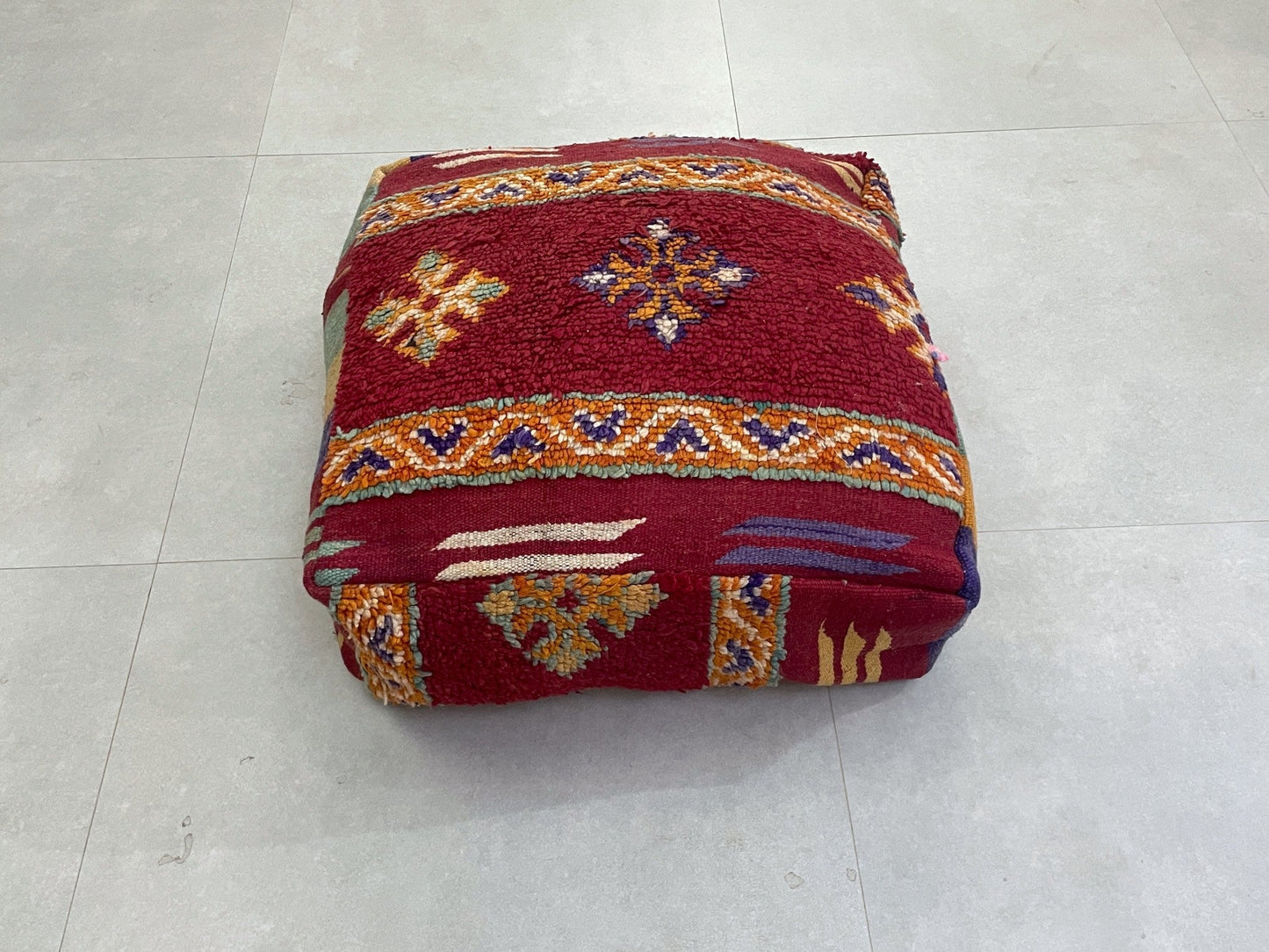 Moroccan pouf cover -