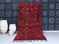 Vintage Handmade Moroccan Rug 6x11 - Soft Wool Berber Rug - C19