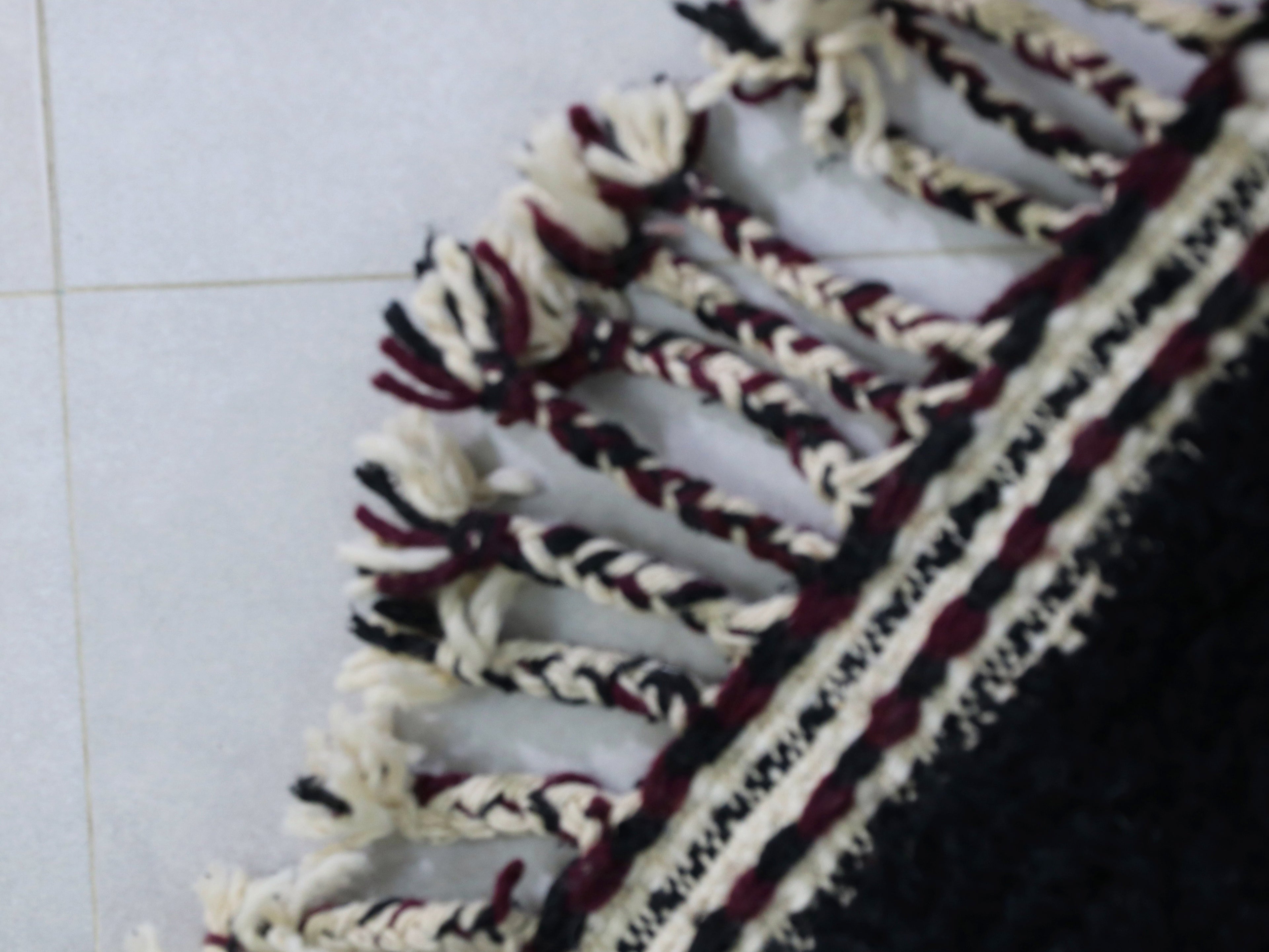 Black Beni Ourain Rug 4x6 - A99