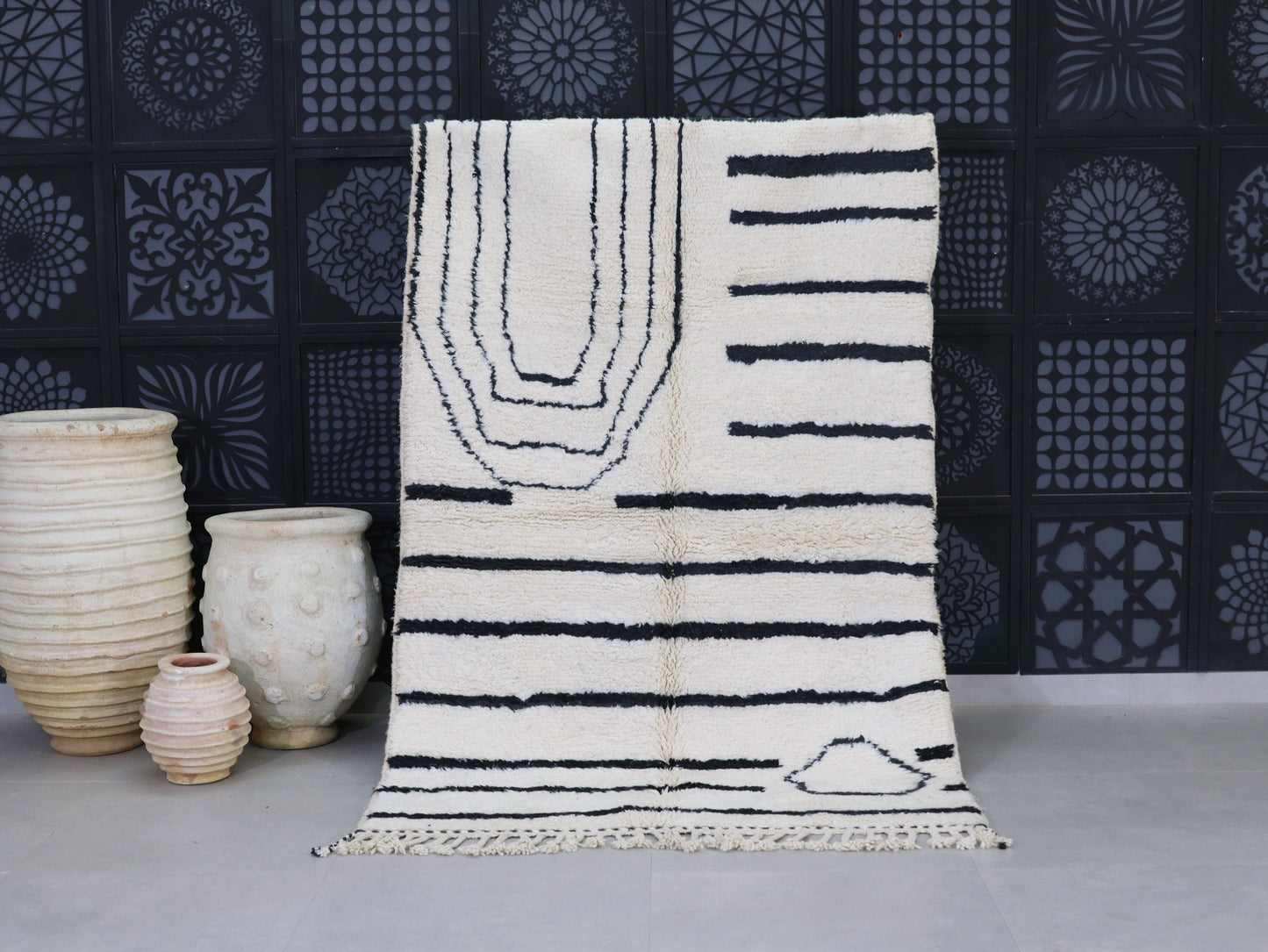 Handmade Moroccan  Rug 5x8 - A75