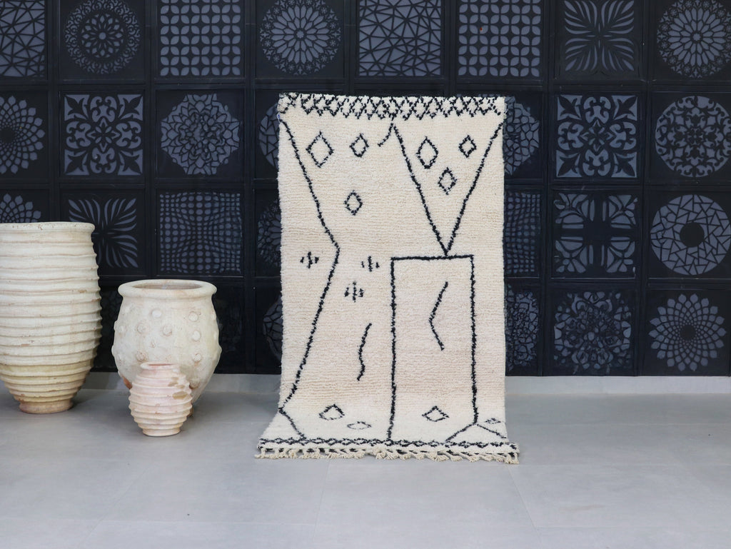 Moroccan  Rug 4x8 -  B24