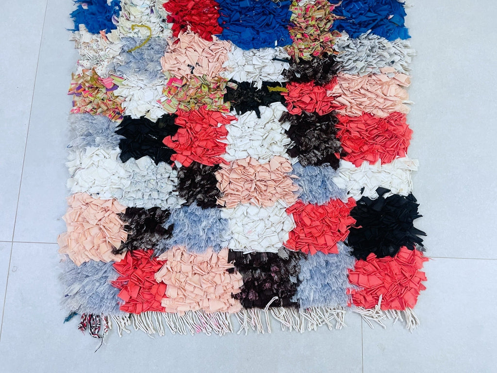 Handmade Moroccan Vintage runner Rug 2x5 ft - BN12