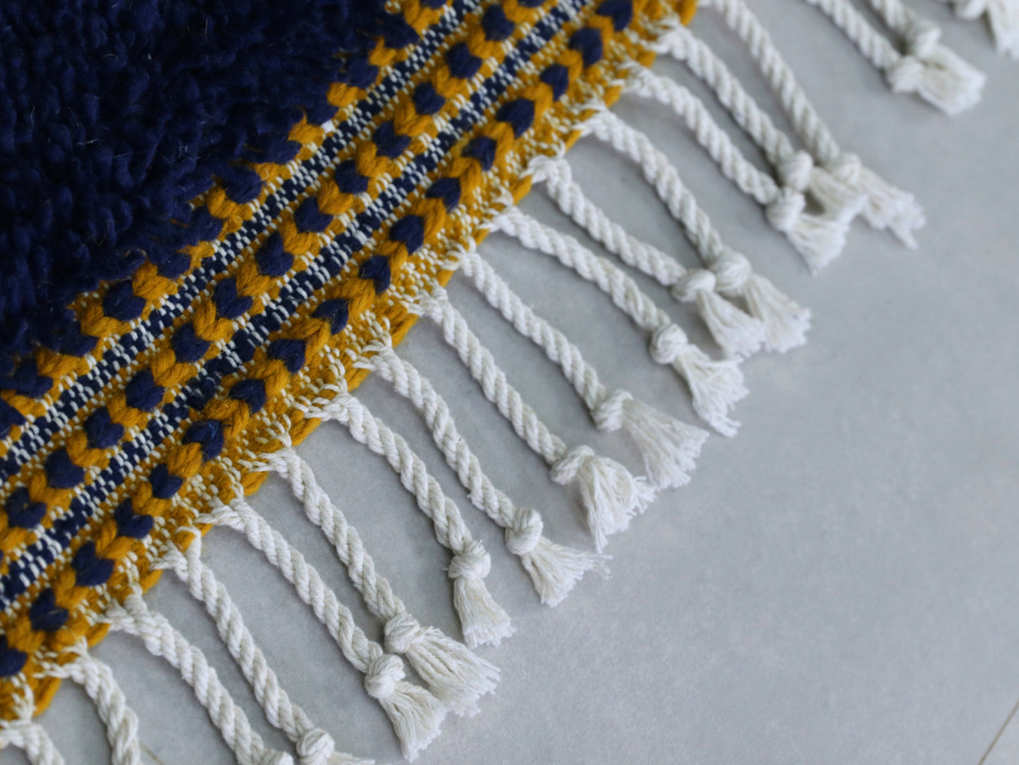 Beni Ourain Rug 5x7 – Handwoven Wool rug - A90