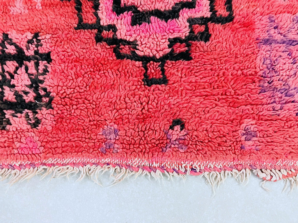 Handmade Moroccan Vintage runner Rug 3x9 ft - TB1