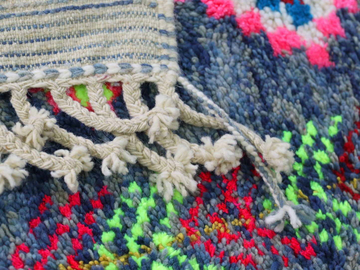 Beni Ourain Rug 5x6 – Handwoven Wool rug - A91