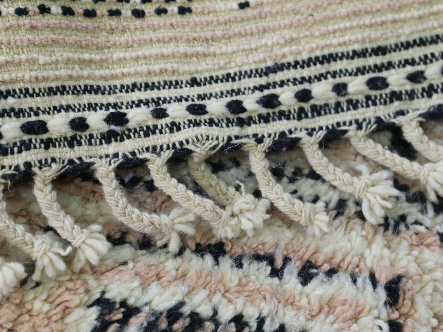Beni Ourain Rug 5x6 – Handwoven Wool rug - A88