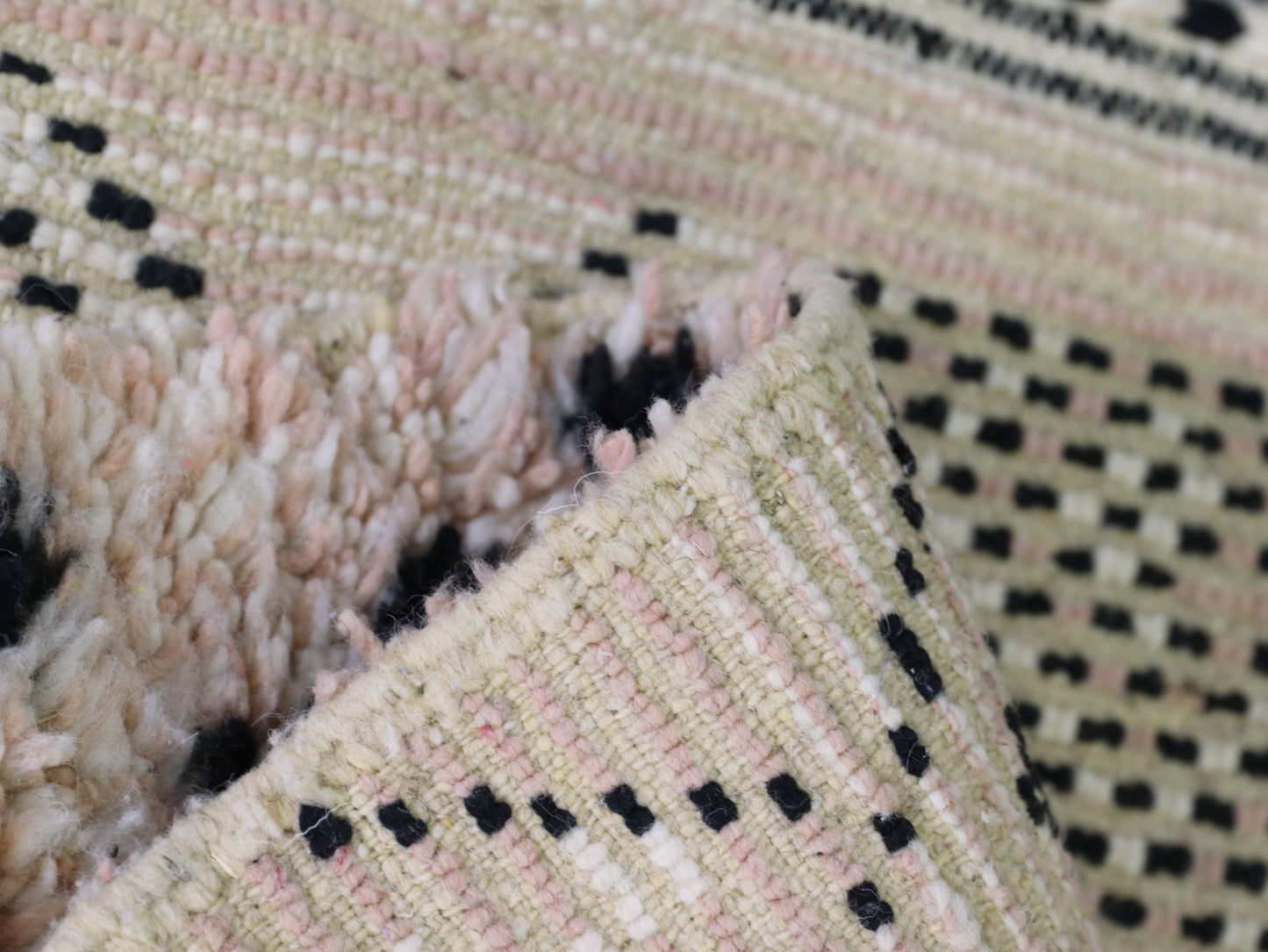 Beni Ourain Rug 5x6 – Handwoven Wool rug - A88