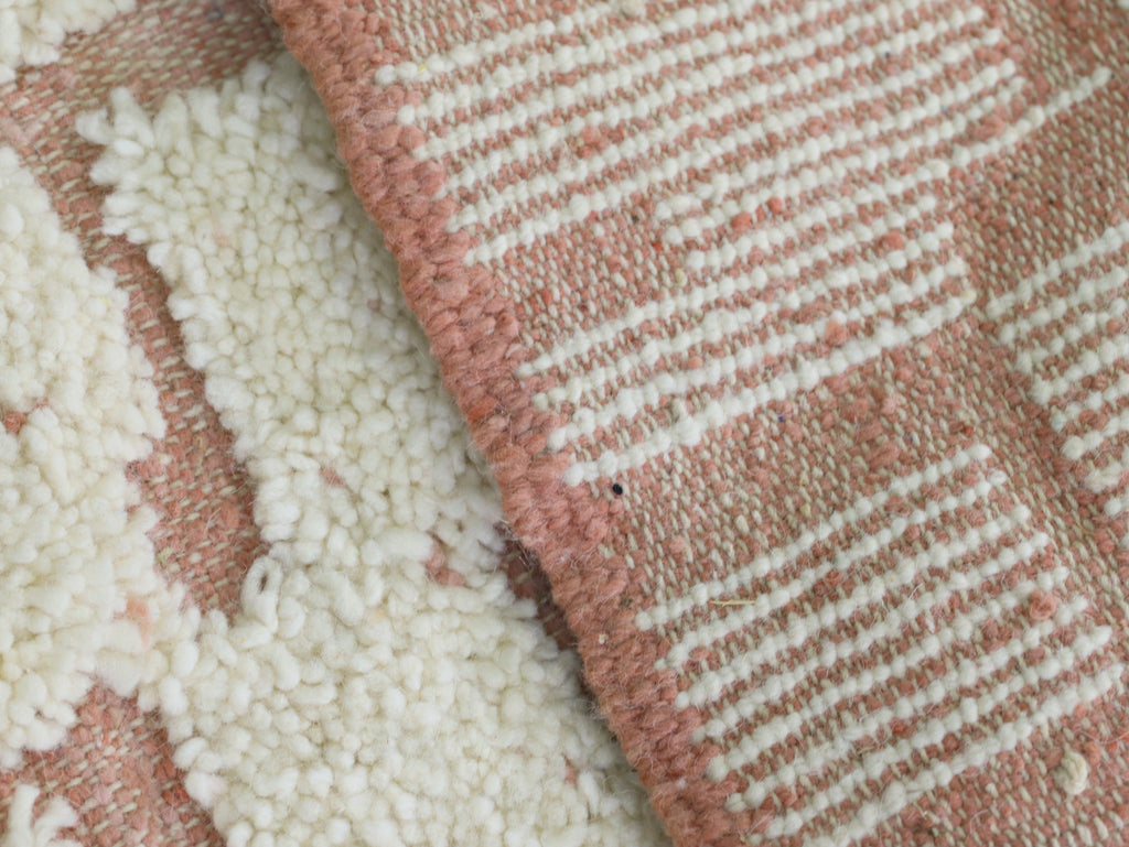 Beni Ourain Rug 6x7 - Handmade Moroccan Wool Rug - A81