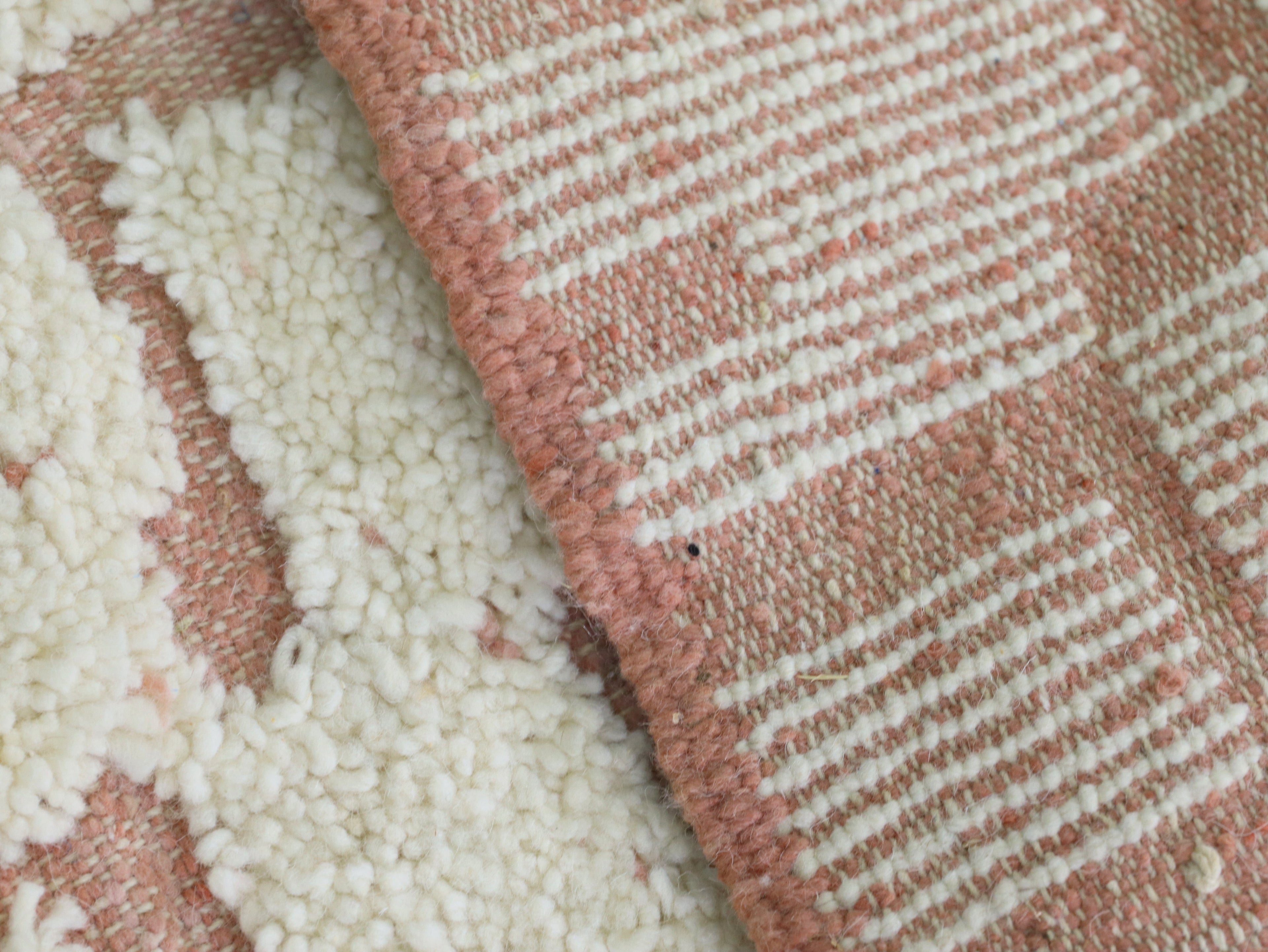 Beni Ourain Rug 6x7 - Handmade Moroccan Wool Rug - A81
