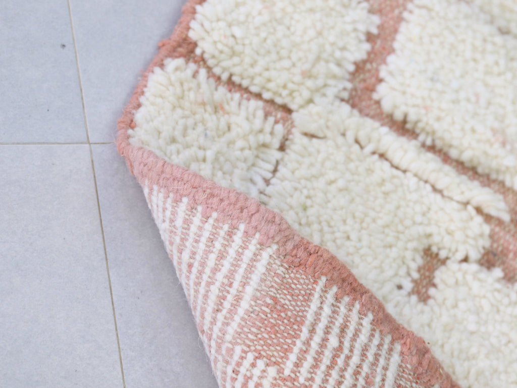 Beni Ourain Rug 6x7 - Handmade Moroccan Wool Rug - A81