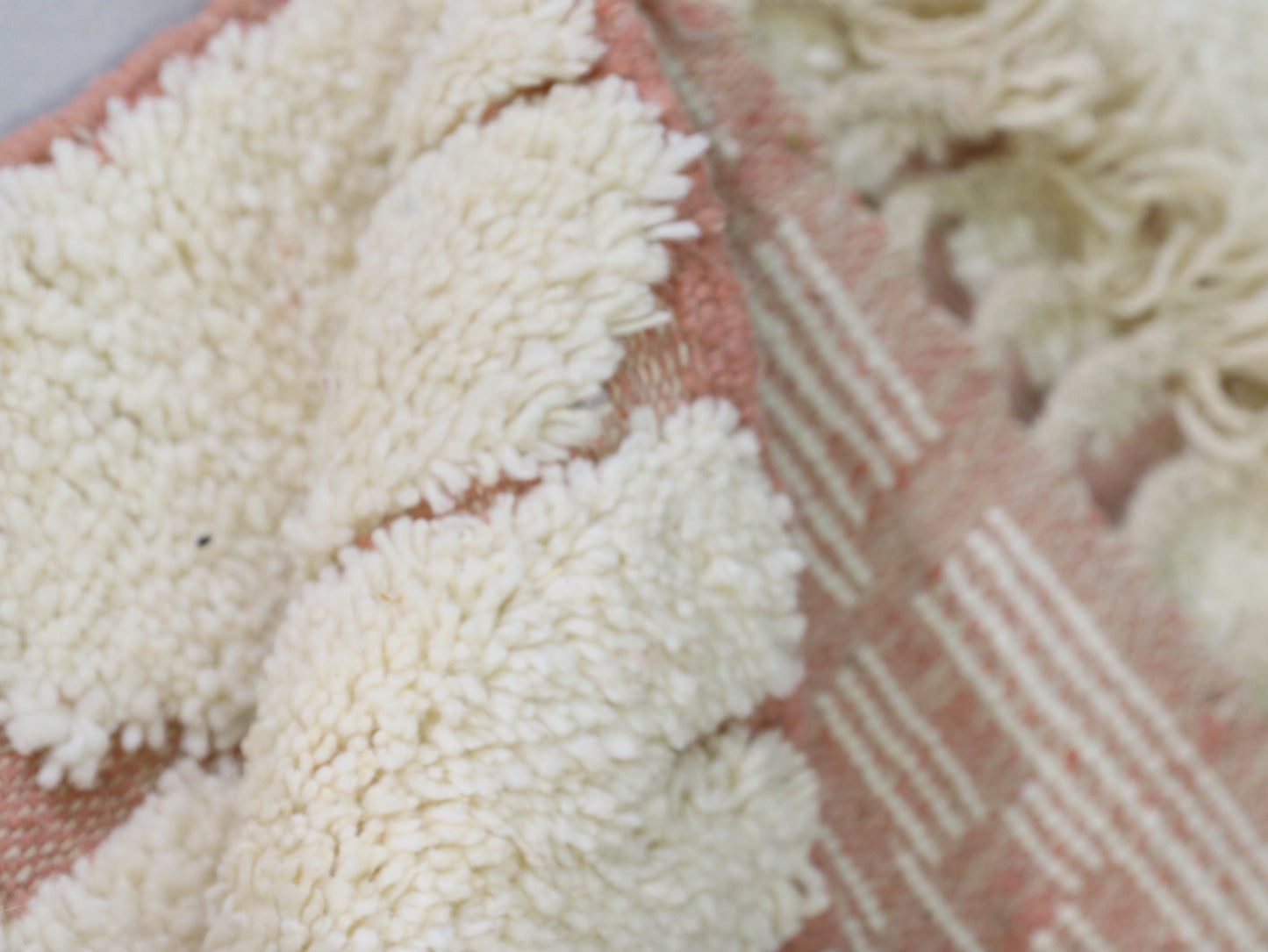 Beni Ourain Rug 6x7 - Handmade Moroccan Wool Rug - A81