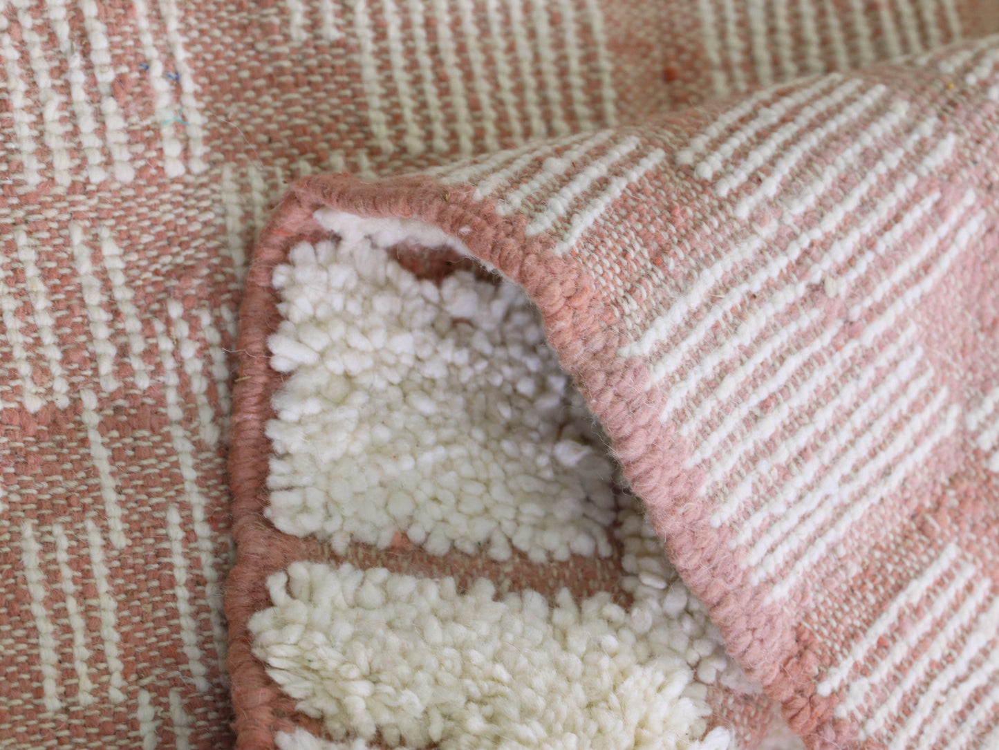 Beni Ourain Rug 6x7 - Handmade Moroccan Wool Rug - A81