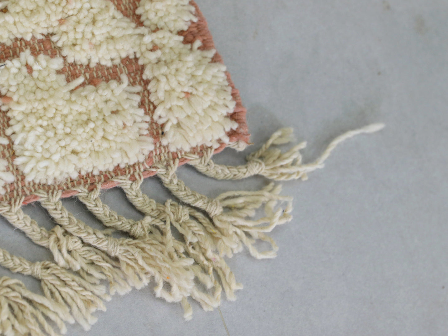 Beni Ourain Rug 6x7 - Handmade Moroccan Wool Rug - A81