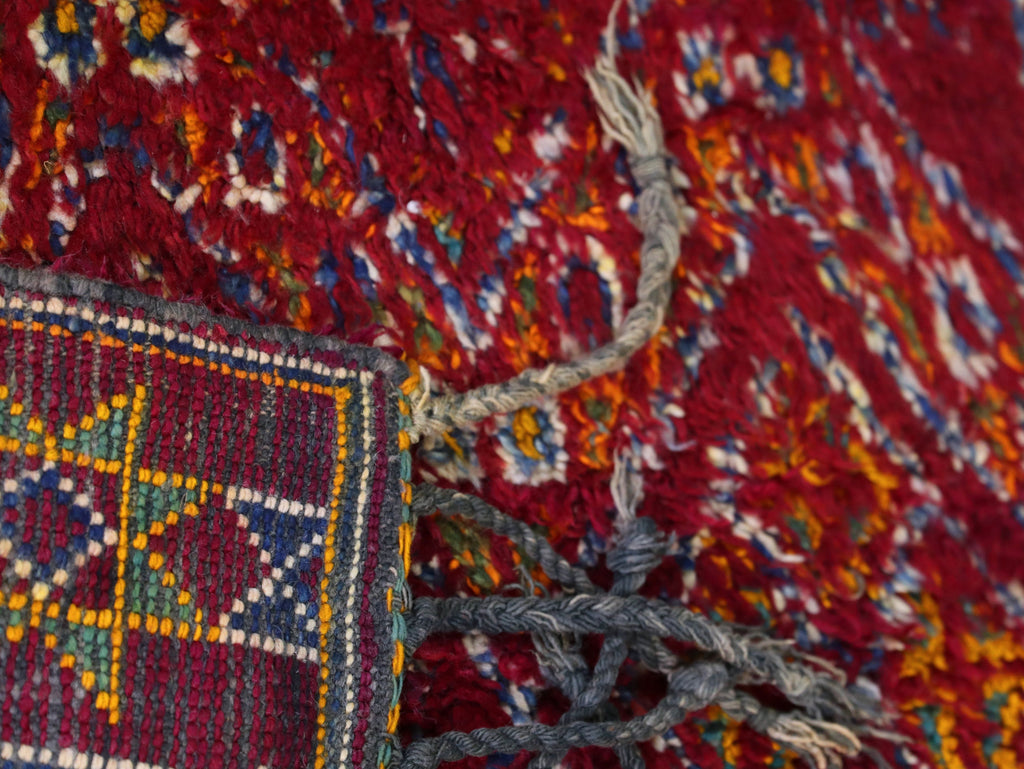 Vintage Handmade Moroccan Rug 6x11 - Soft Wool Berber Rug - C19