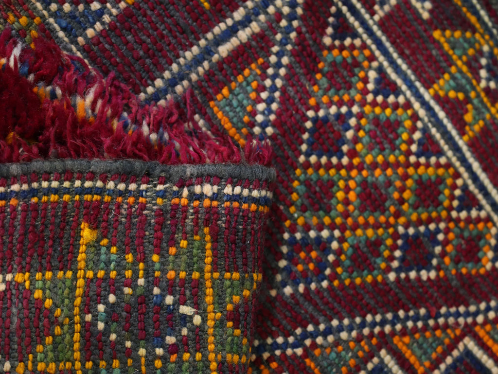 Vintage Handmade Moroccan Rug 6x11 - Soft Wool Berber Rug - C19