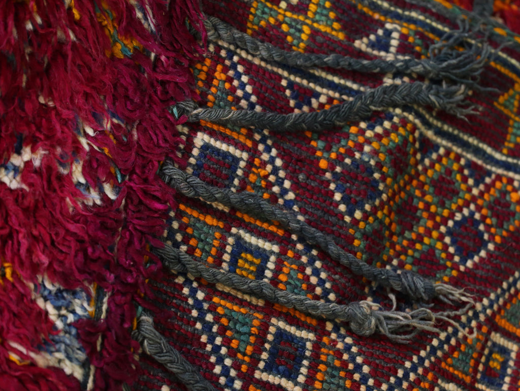 Vintage Handmade Moroccan Rug 6x11 - Soft Wool Berber Rug - C19