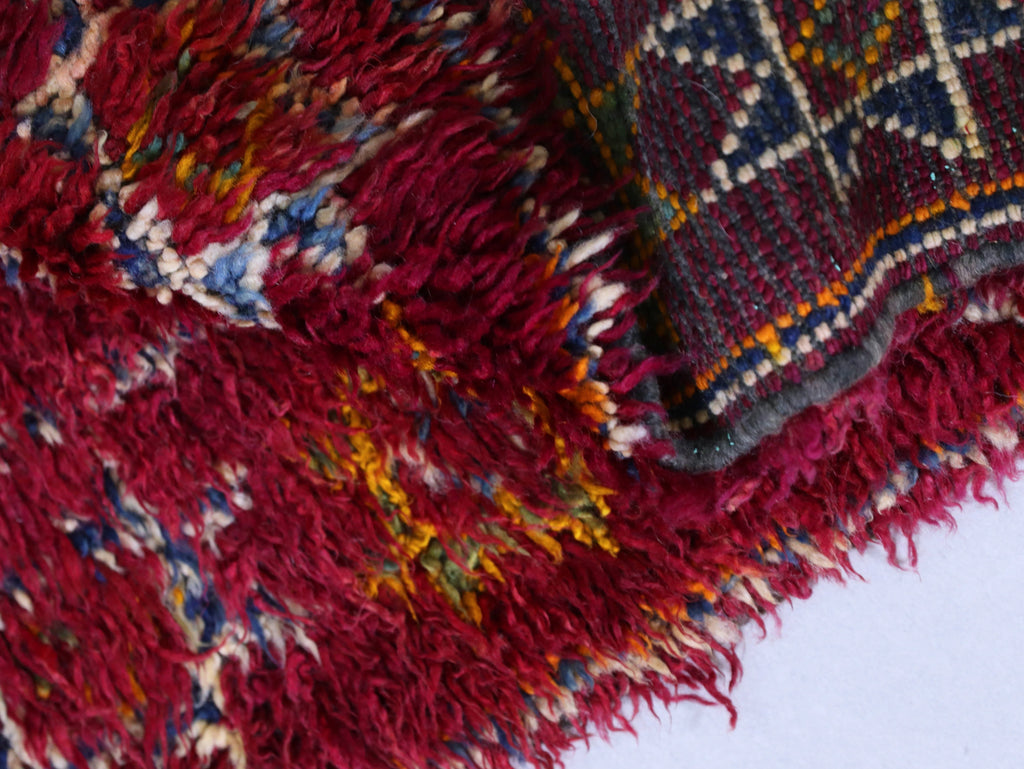 Vintage Handmade Moroccan Rug 6x11 - Soft Wool Berber Rug - C19
