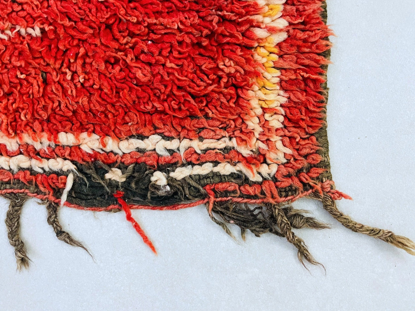 Vintage Moroccan Boucherouite Rug 3x7 - TB4