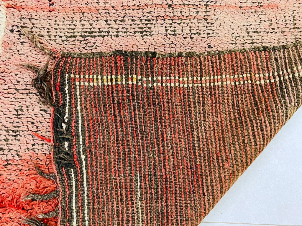 Vintage Moroccan Boucherouite Rug 3x7 - TB4