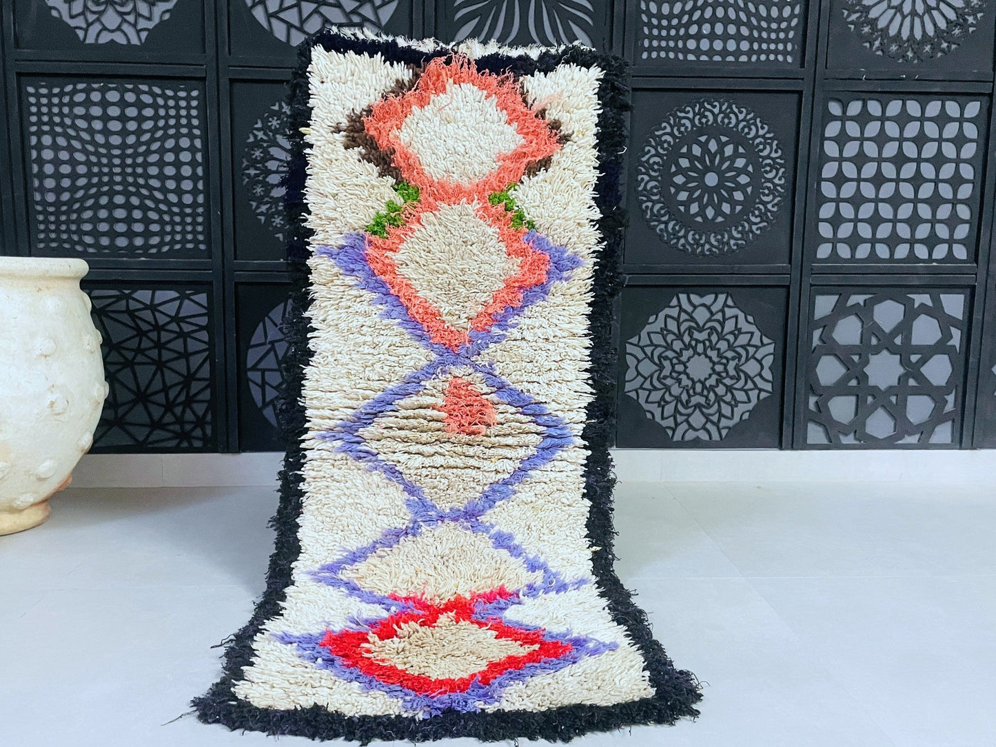 Handmade Moroccan Berber Rug 2x5 - TB8