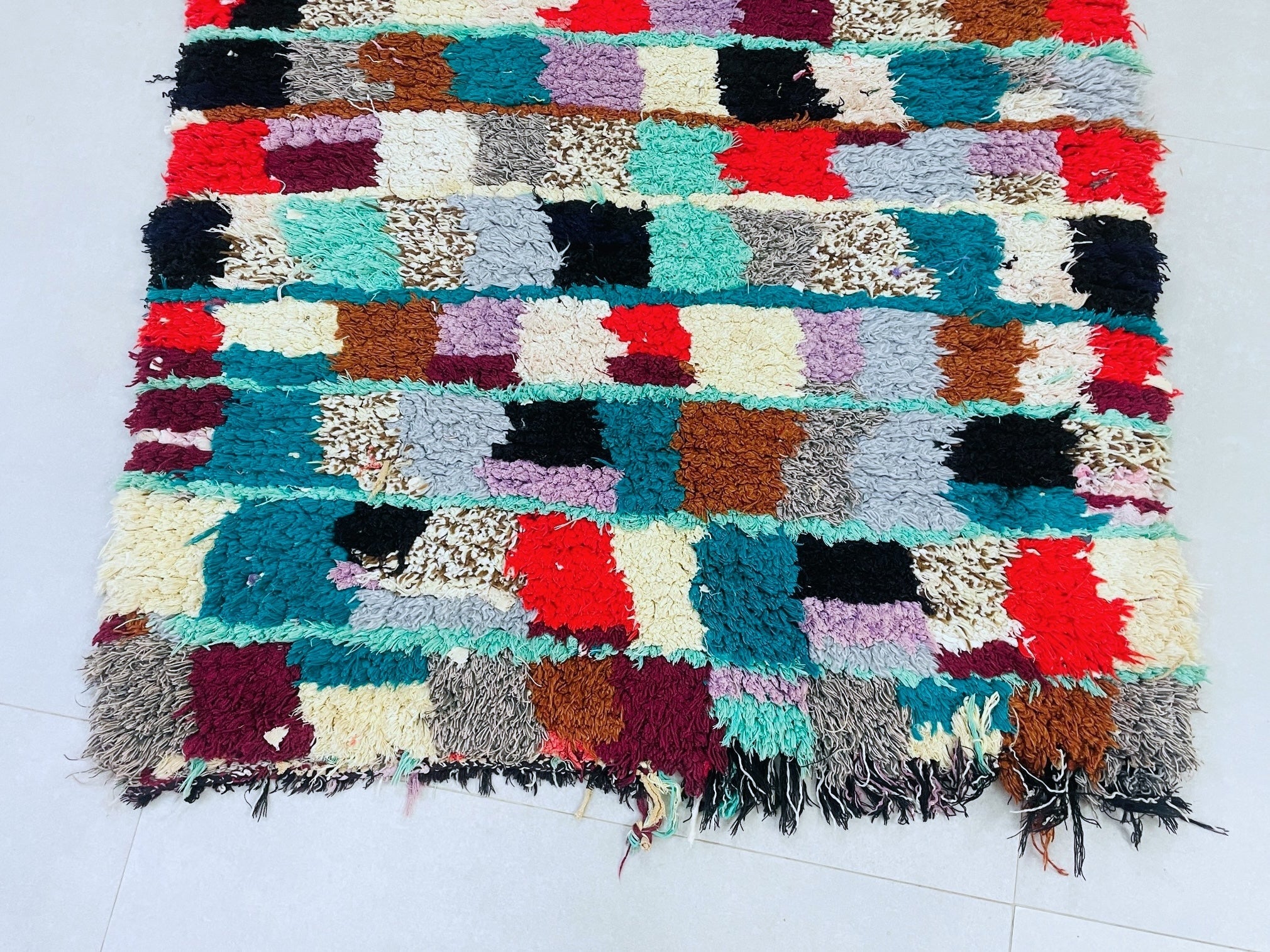 Handmade Moroccan Berber Rug 2x6 - TB10