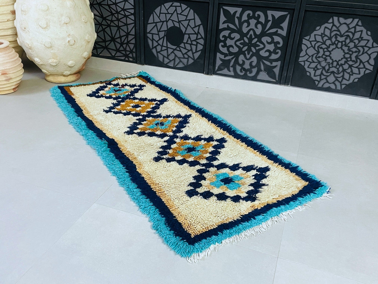 Handmade Moroccan Berber Rug 2x5 - TB13