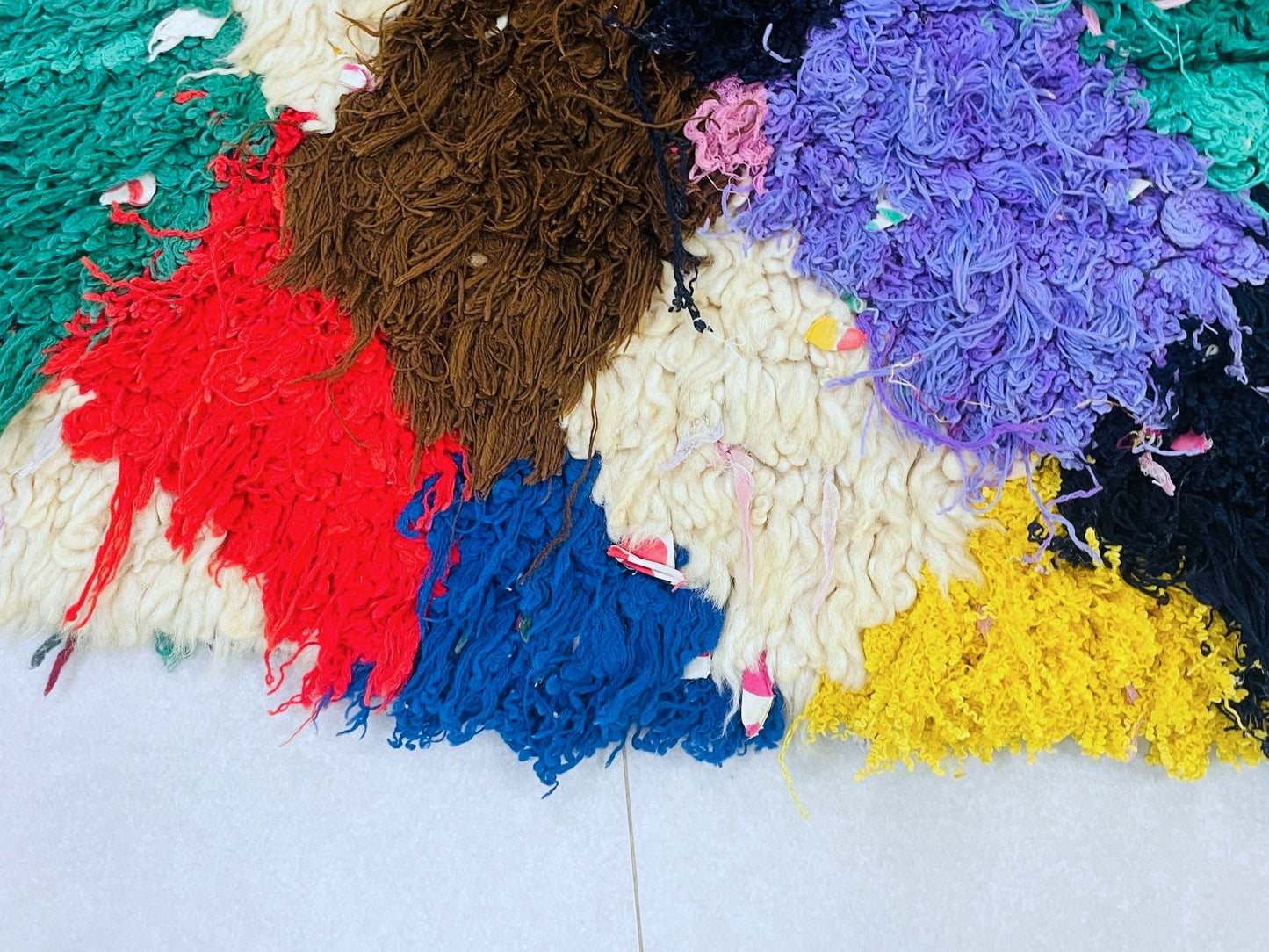 Moroccan Boucherouite Rug 2x5 - TB12